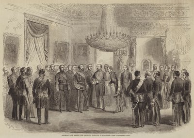 Le général Niel demandant la princesse Clotilde en mariage - Gustave Janet